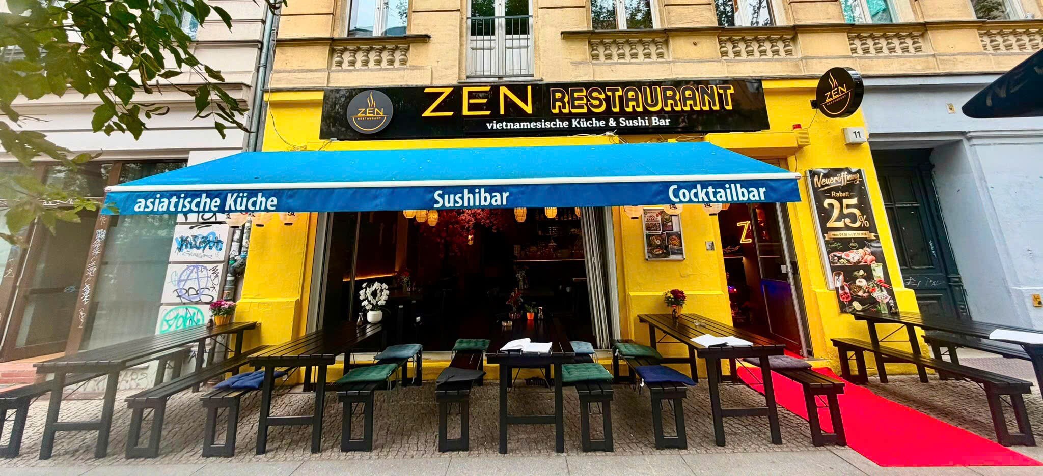 ZEN House Restaurant storefront in Berlin